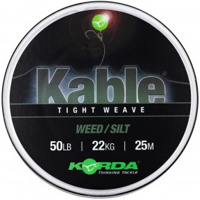 Leadcore Korda Kabel Tight Weave 25m Weed 