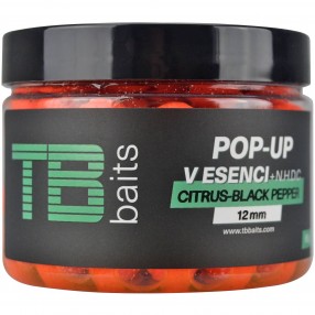 Kulki W Dipie TB Baits/ Blazek Floating Pop-Up Citrus Black pepper + NHDC 65g 16mm