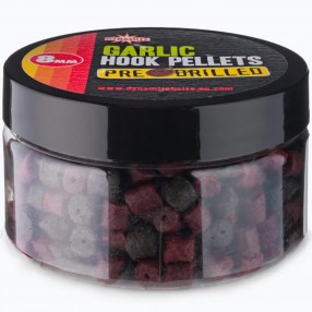Pellet Dynamite Baits Pre-Drilled Garlic 8mm