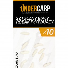 Sztuczny Biały Robak Under Carp Pływający