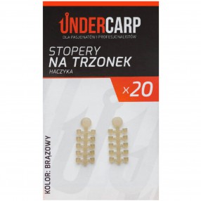 Stopery Na Trzonek Haczyka Under Carp Brązowy